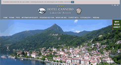 Desktop Screenshot of hotelcannero.com